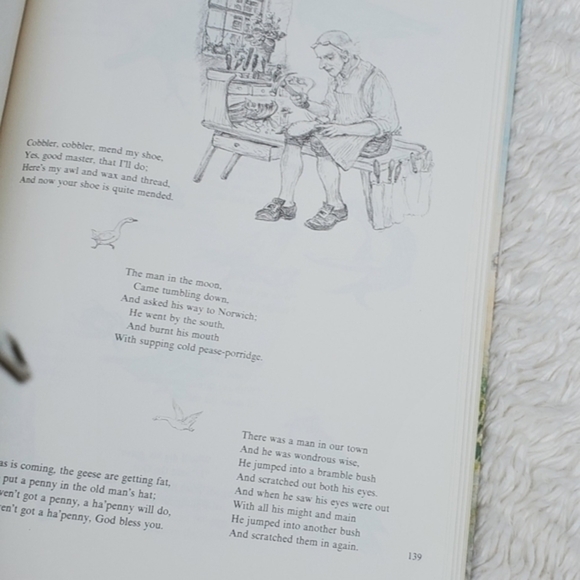 Vintage Mother‎ Goose Rhymes book - Picture 5 of 7